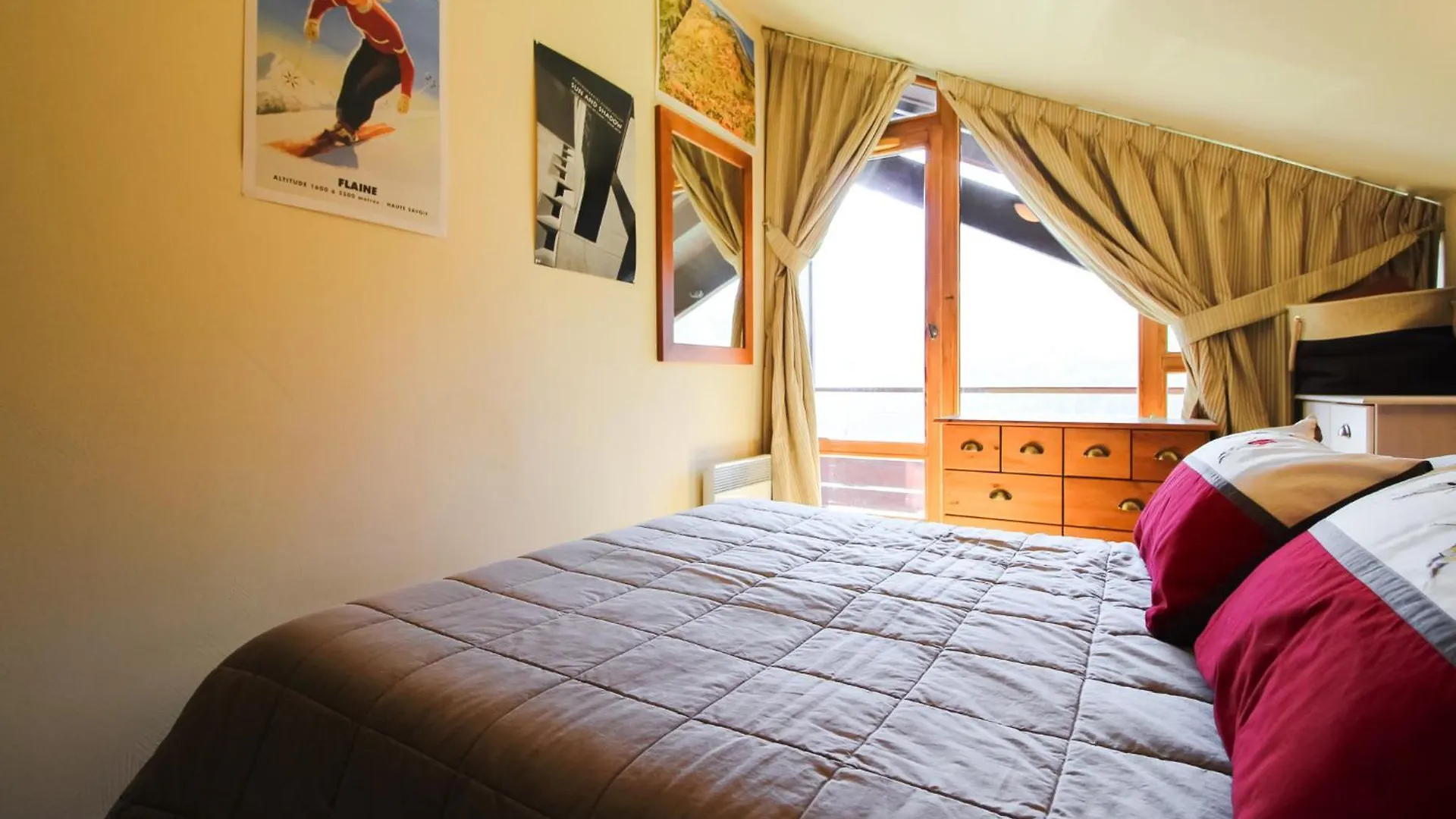 Residence Terrasses Eos, T2 48M2 Sud, Vue Montagne, Avec Cheminee, Parking, Piscine Flaine